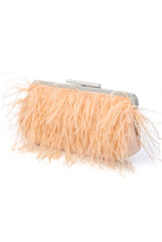 Load image into Gallery viewer, CORAL FEATHER CLUTCH
