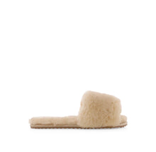 Load image into Gallery viewer, CREAM FUR SLIPPER
