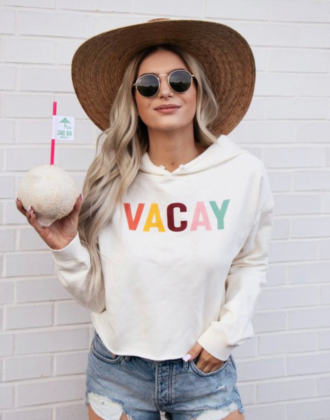 VACAY MULTICOLORED HOODIE