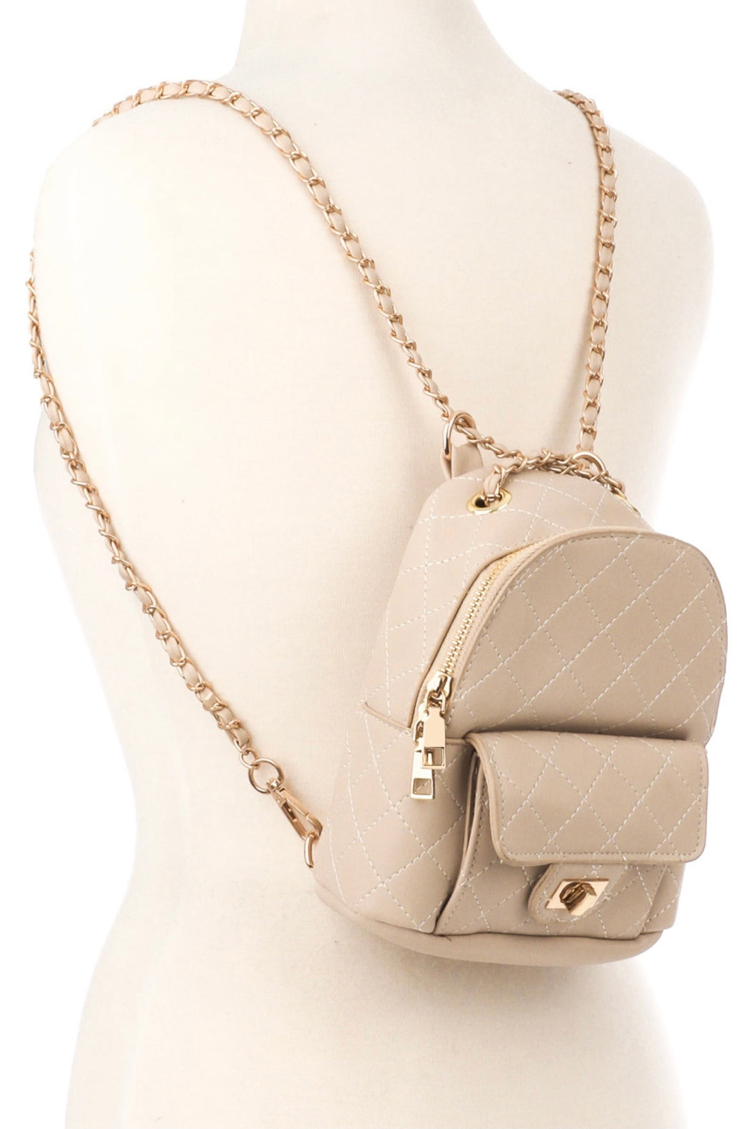 IVORY MINI BACKPACK