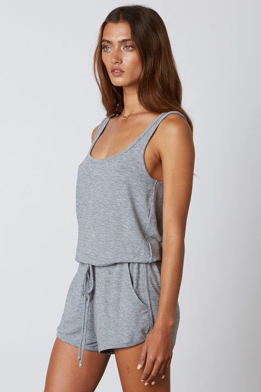 HEATHER ROMPER- GREY